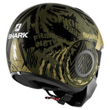 Street-Drak Helmet Crower Mat Green / Black / Green