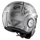 Street-Drak Helmet Tribute Rm Silver / Anthracite / Anthracite