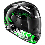 D-Skwal 2 Helmet Penxa Black / Green / Yellow