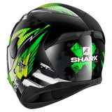 D-Skwal 2 Helmet Penxa Black / Green / Yellow