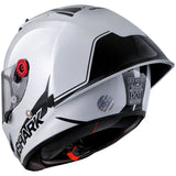 Race-R Pro Helmet 30Th Anniversary GP Spoiler White / White / Black