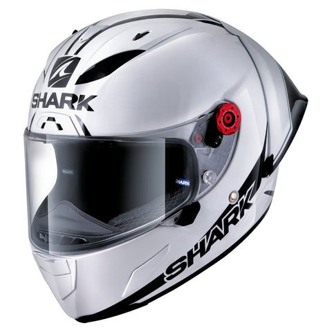 Race-R Pro Helmet 30Th Anniversary GP Spoiler White / White / Black