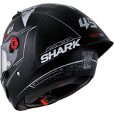 Race-R Pro Helmet Matte Redding Winter Test GP Spoiler Black / Black / Red