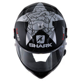 Race-R Pro Helmet Matte Redding Winter Test GP Spoiler Black / Black / Red