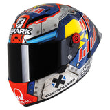 Race-R Pro Helmet Martinator Signature GP Spoiler Blue / Chrome / Orange