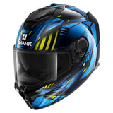 Spartan GT Helmet Replikan Black / Chrome / Blue