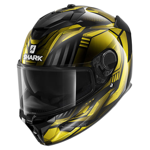 Spartan GT Helmet Replikan Black / Chrome / Gold