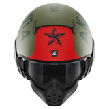 Raw Helmet Soyouz Mat Matte Green / Red