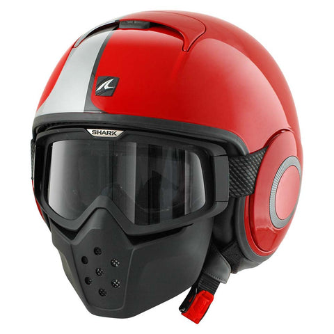 Raw Helmet Stripe Red / White