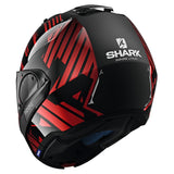 Evo-One 2 Helmet Lithion Dual Black / Chrome Red