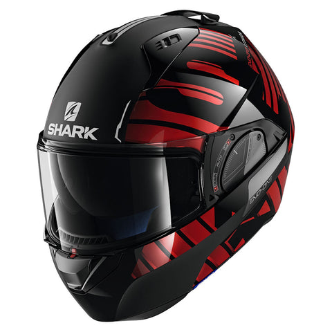 Evo-One 2 Helmet Lithion Dual Black / Chrome Red