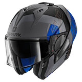 Evo-One 2 Helmet Slasher Matte Matte Dark Gray / Black / Blue