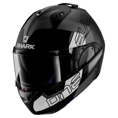 Evo-One 2 Helmet Slasher Matte Matte Black / Gray / White