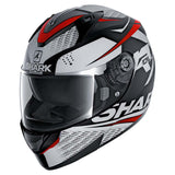 Ridill Helmet Stratom Matte Black / White / Red