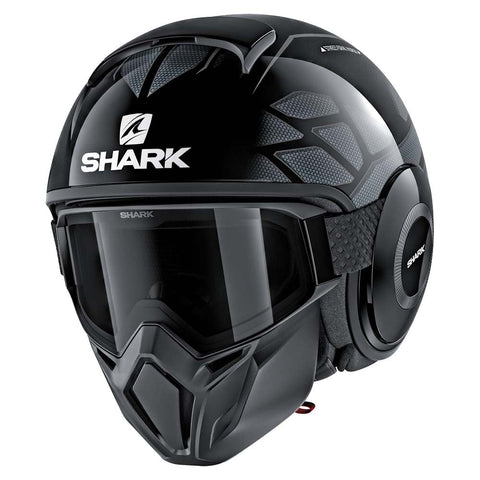 Street-Drak Helmet Hurok Black / Silver / Black