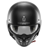 S-DRAK Carbon 2 3/4 Jet Helmet Skin Dot Black