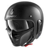 S-DRAK Carbon 2 3/4 Jet Helmet Skin Dot Black