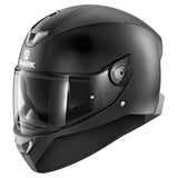 Skwal 2 Full Face Helmet Blank Mat Wht Led Dot Matte Black