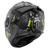 Spartan GT Carbon Full Face Helmet Urikan Mat Dot Yellow
