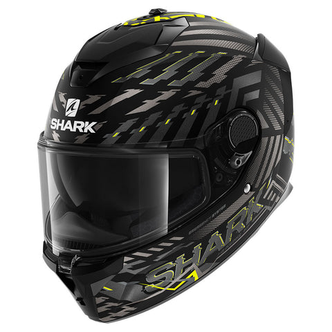 Spartan GT Full Face Helmet E-Brake Mat Mat Dot Yellow