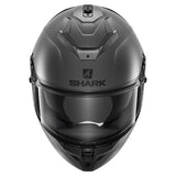 Spartan GT Full Face Helmet Blank Mat Dot Matte Gray