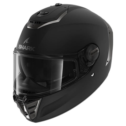 Spartan RS Full Face Helmet Blank Mat Dot Matte Black